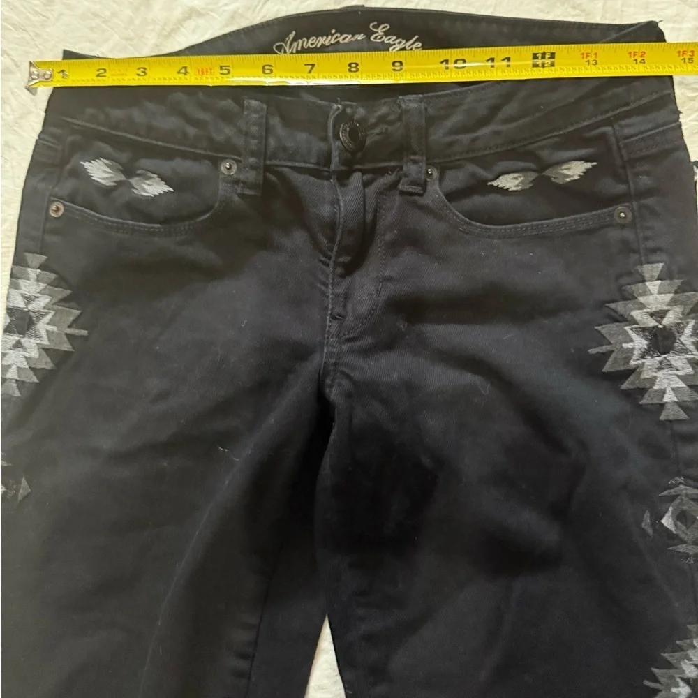 American Eagle Outfitters Black Straight Leg Jeans